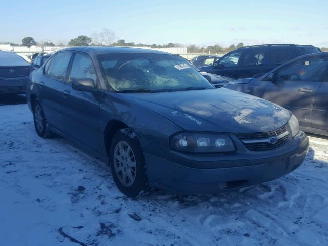 2G1WF52E449275776 - 2004 CHEVROLET IMPALA GRAY photo 1