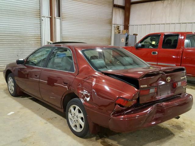 JT2BF22K0X0174140 - 1999 TOYOTA CAMRY LE MAROON photo 3