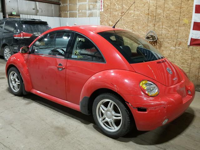 3VWCD21C33M444087 - 2003 VOLKSWAGEN NEW BEETLE 红色 照片 3