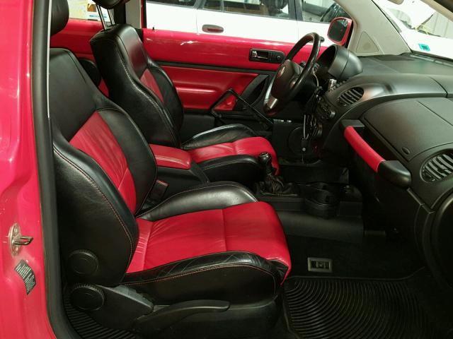 3VWCD21C33M444087 - 2003 VOLKSWAGEN NEW BEETLE 红色 照片 5