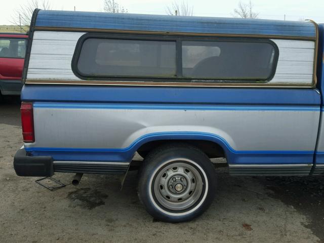 1FTBR10S1FUD47750 - 1985 FORD RANGER BLUE photo 9