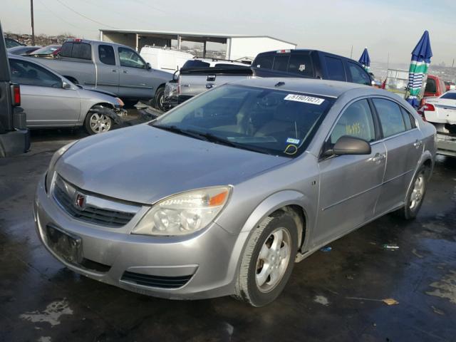 1G8ZS57BX8F291258 - 2008 SATURN AURA XE SILVER photo 2