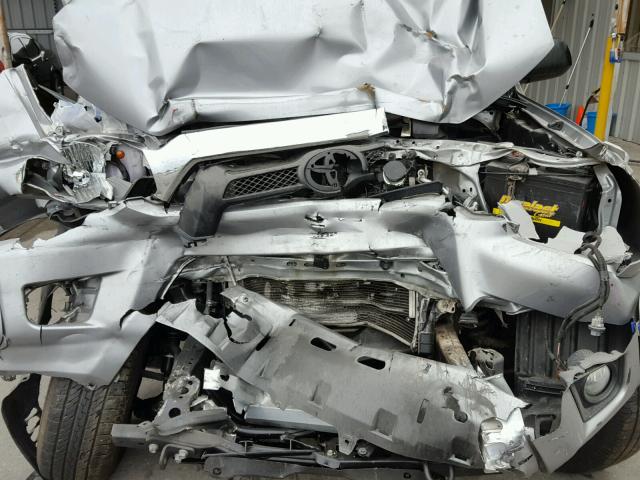 5TFJU4GN1EX053791 - 2014 TOYOTA TACOMA DOU SILVER photo 7