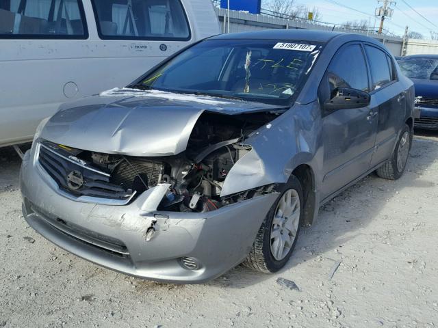 3N1AB6AP3CL685960 - 2012 NISSAN SENTRA 2.0 SILVER photo 2