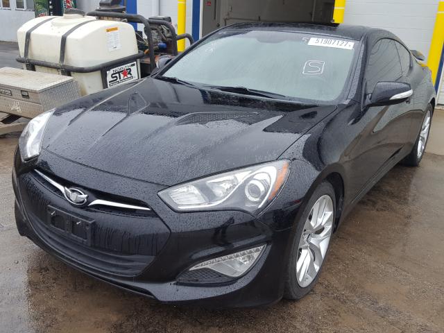 KMHHU6KJXDU095015 - 2013 HYUNDAI GENESIS CO BLACK photo 2