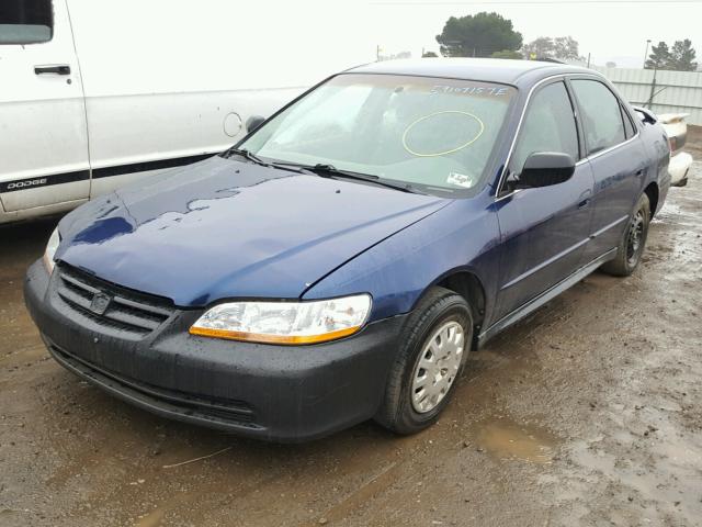 1HGCF86612A103948 - 2002 HONDA ACCORD VAL BLUE photo 2