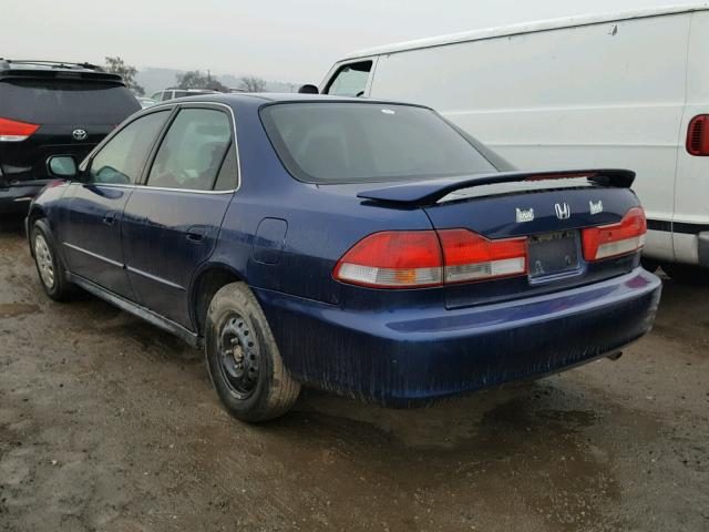 1HGCF86612A103948 - 2002 HONDA ACCORD VAL BLUE photo 3