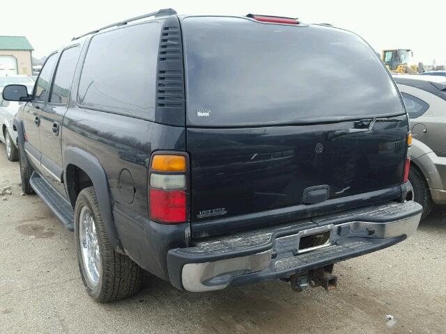 1GNEC16Z64J140490 - 2004 CHEVROLET SUBURBAN C BLACK photo 3