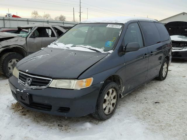 5FNRL189X3B054371 - 2003 HONDA ODYSSEY EX GRAY photo 2