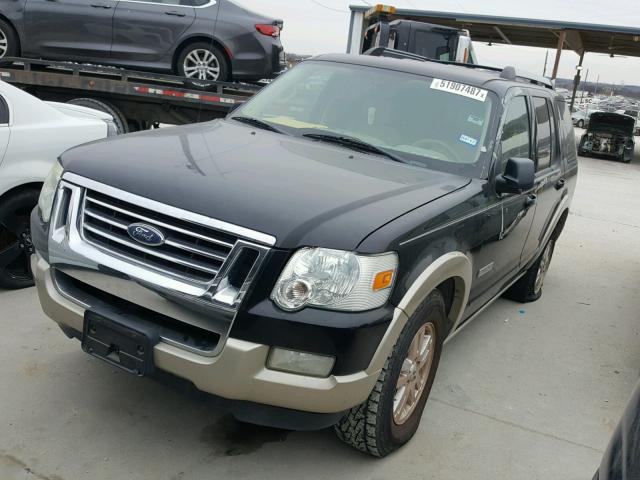 1FMEU64E87UB47622 - 2007 FORD EXPLORER E BLACK photo 2