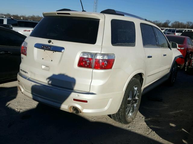 1GKKRTED9CJ290642 - 2012 GMC ACADIA DEN WHITE photo 4