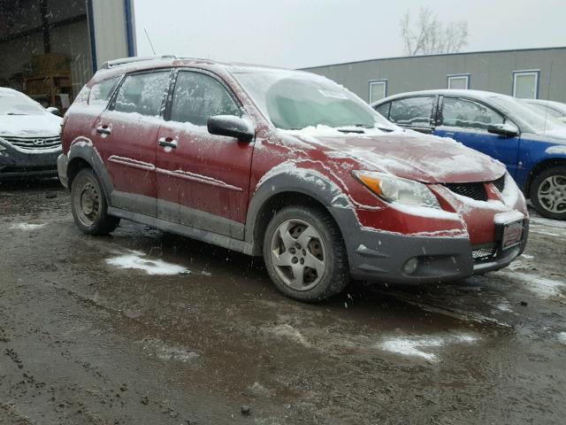 5Y2SM62824Z451323 - 2004 PONTIAC VIBE RED photo 1