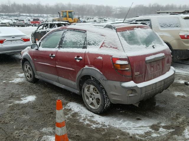 5Y2SM62824Z451323 - 2004 PONTIAC VIBE RED photo 3