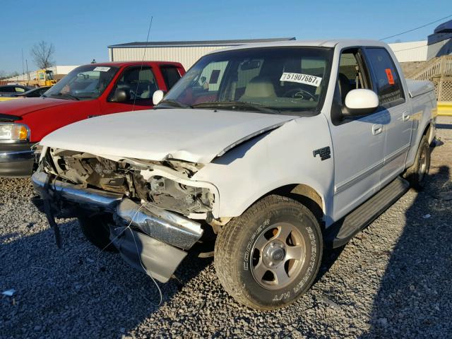 1FTRW07L61KE41711 - 2001 FORD F150 SUPER WHITE photo 2