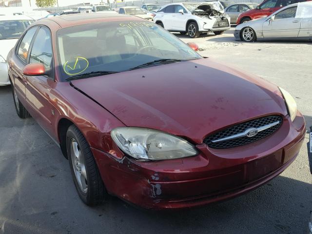 1FAHP55S11A153817 - 2001 FORD TAURUS SES RED photo 1