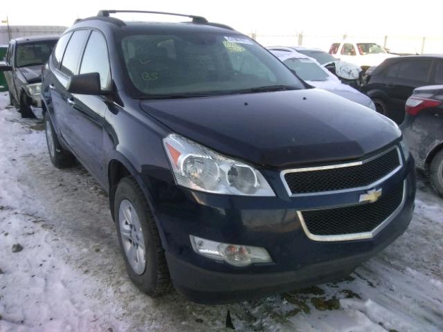 1GNKREED1BJ370725 - 2011 CHEVROLET TRAVERSE L BLACK photo 1