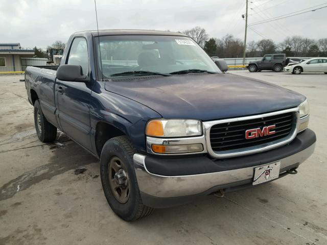 1GTEK14VX1E144364 - 2001 GMC NEW SIERRA BLUE photo 1