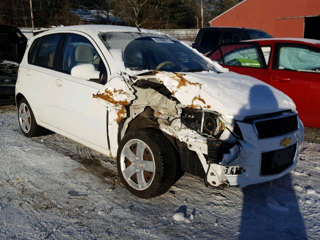 KL1TG6DE2BB123119 - 2011 CHEVROLET AVEO LT WHITE photo 1