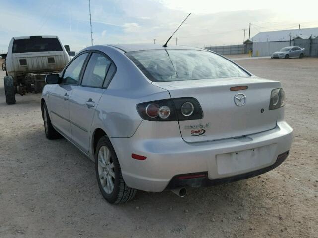 JM1BK12F181839459 - 2008 MAZDA 3 I SILVER photo 3