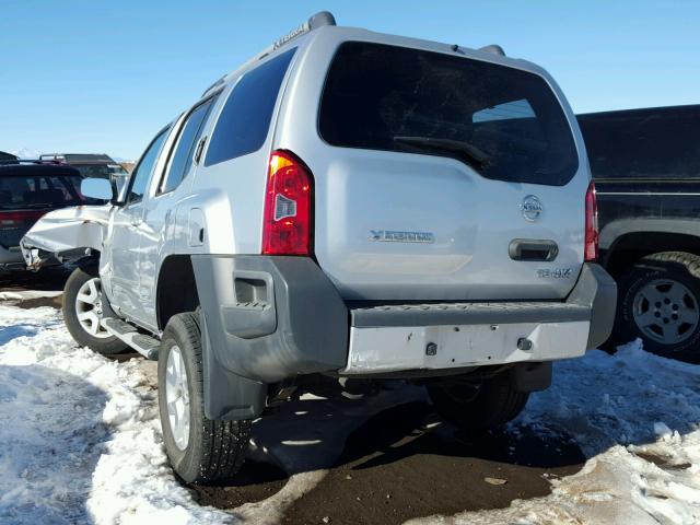 5N1AN0NW4AC521169 - 2010 NISSAN XTERRA OFF SILVER photo 3