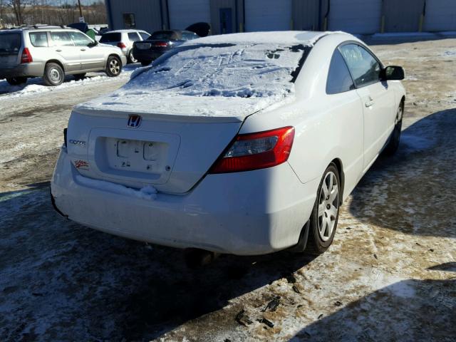 2HGFG1B67AH518666 - 2010 HONDA CIVIC LX WHITE photo 4