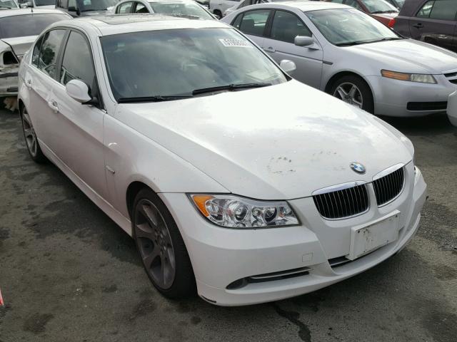 WBAVB735X7PA88072 - 2007 BMW 335 I WHITE photo 1