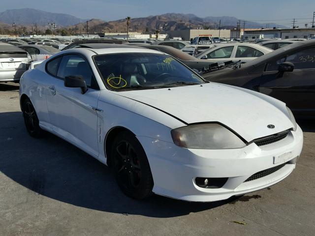 KMHHN65FX6U230114 - 2006 HYUNDAI TIBURON GT WHITE photo 1