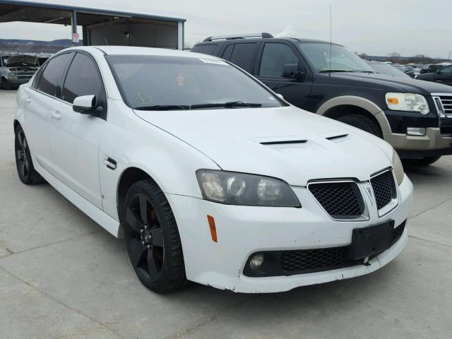 6G2ER57728L122548 - 2008 PONTIAC G8 WHITE photo 1