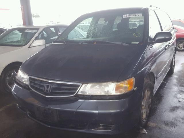 5FNRL18603B077258 - 2003 HONDA ODYSSEY EX GRAY photo 2