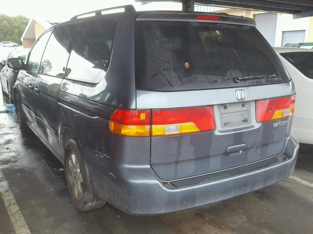 5FNRL18603B077258 - 2003 HONDA ODYSSEY EX GRAY photo 3