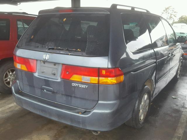 5FNRL18603B077258 - 2003 HONDA ODYSSEY EX GRAY photo 4