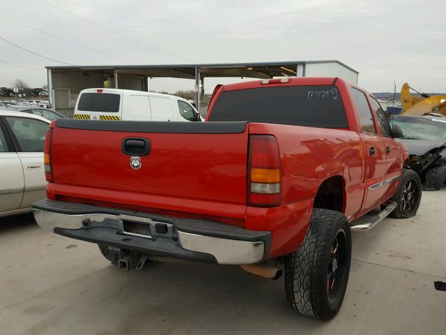 1GTGC13U53F169863 - 2003 GMC SIERRA C15 RED photo 4