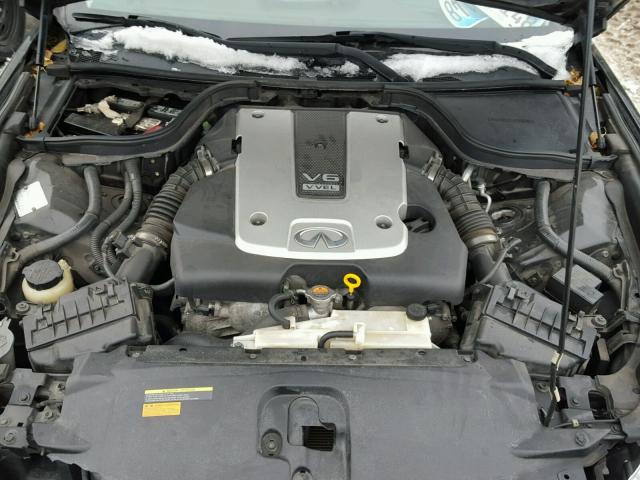 JNKCV64E49M603271 - 2009 INFINITI G37 BASE BLACK photo 7