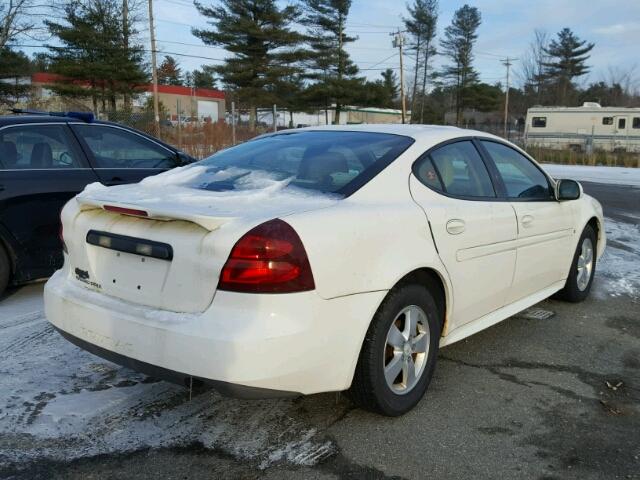 2G2WP552871168064 - 2007 PONTIAC GRAND PRIX WHITE photo 4