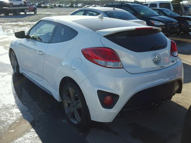 KMHTC6AE6FU230642 - 2015 HYUNDAI VELOSTER T WHITE photo 3