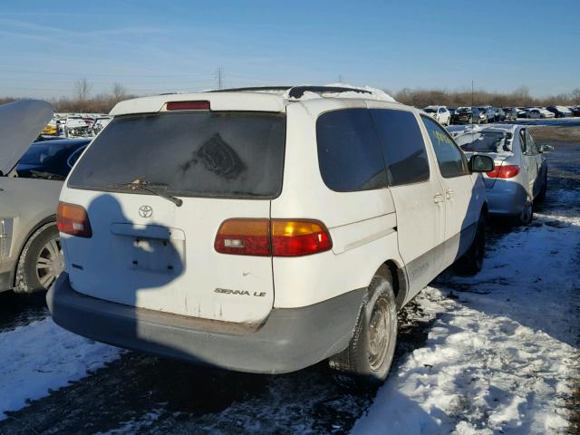 4T3ZF13C2WU007862 - 1998 TOYOTA SIENNA LE WHITE photo 4