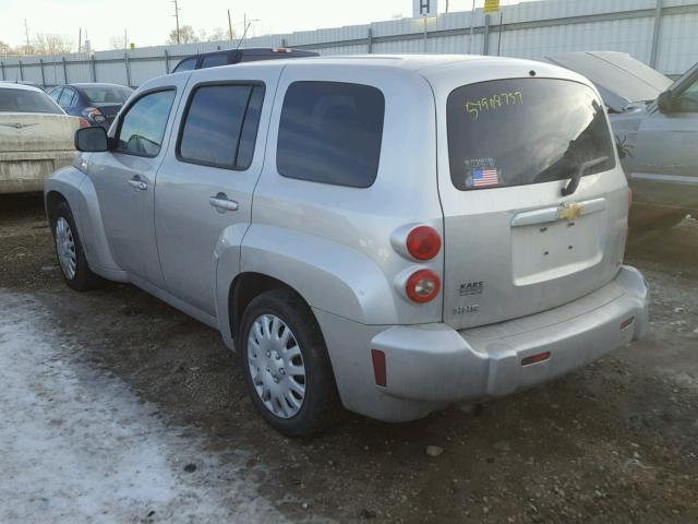 3GNDA13D17S576080 - 2007 CHEVROLET HHR LS SILVER photo 3