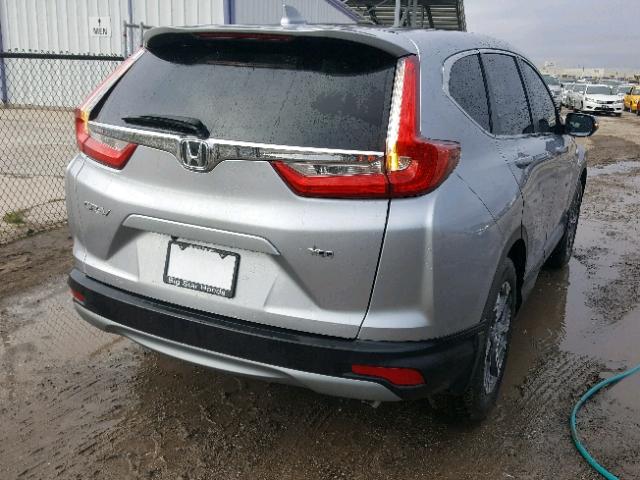 7FARW1H58HE028030 - 2017 HONDA CR-V EX SILVER photo 4