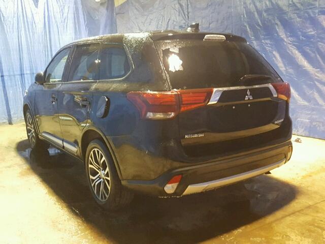 JA4AZ2A37HZ030497 - 2017 MITSUBISHI OUTLANDER BLACK photo 3