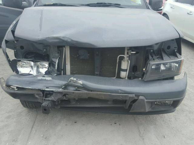 1GCESCF98C8136017 - 2012 CHEVROLET COLORADO L GRAY photo 9