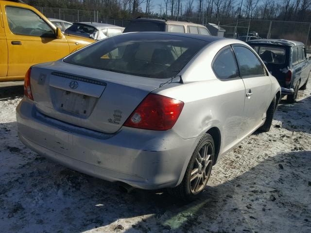 JTKDE167070197378 - 2007 TOYOTA SCION TC SILVER photo 4