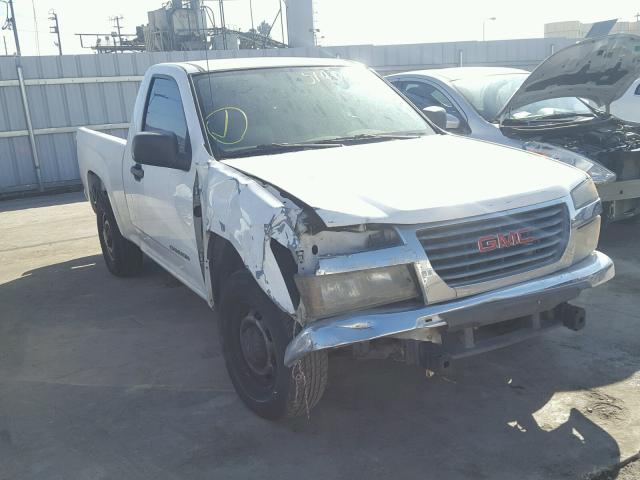 1GTCS148258247185 - 2005 GMC CANYON WHITE photo 1