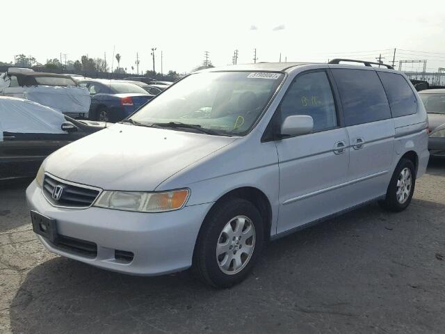 2HKRL18652H531584 - 2002 HONDA ODYSSEY EX SILVER photo 2