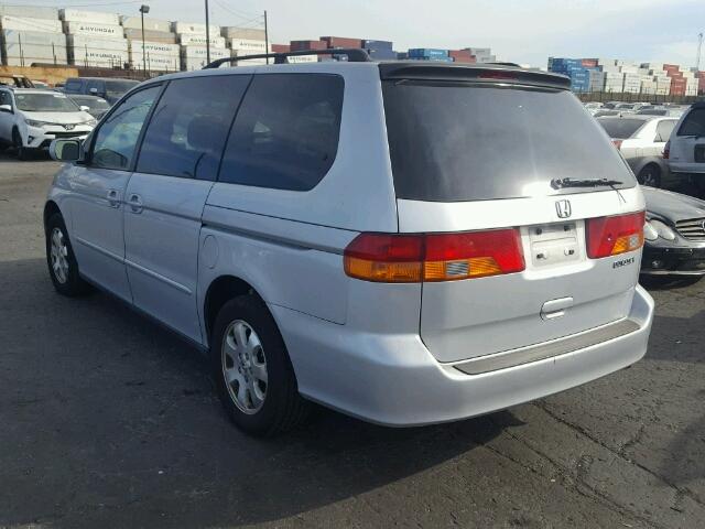 2HKRL18652H531584 - 2002 HONDA ODYSSEY EX SILVER photo 3