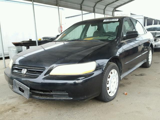 3HGCG66502G702608 - 2002 HONDA ACCORD LX BLACK photo 2