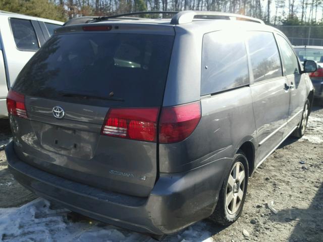 5TDZA23C35S225751 - 2005 TOYOTA SIENNA CE SILVER photo 4