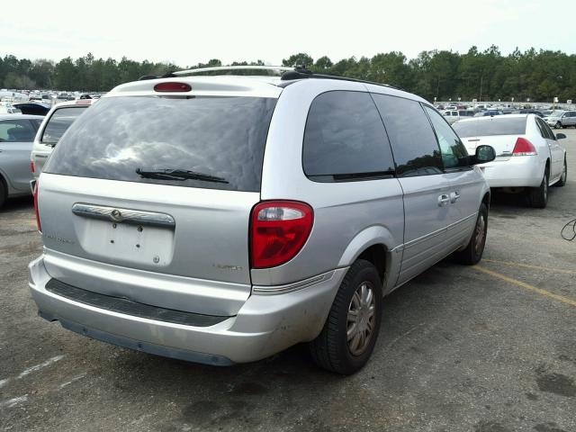 2C8GP64L25R365275 - 2005 CHRYSLER TOWN & COU SILVER photo 4