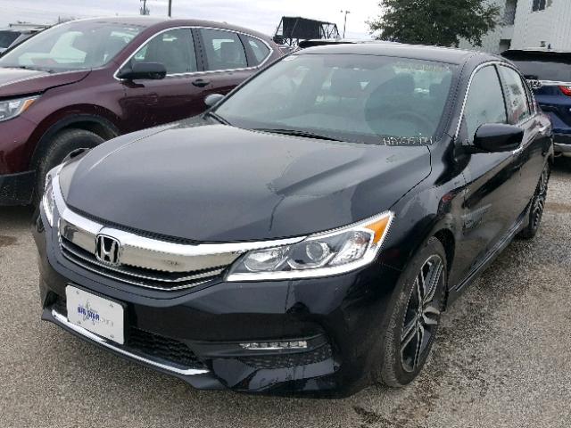 1HGCR2F50HA275974 - 2017 HONDA ACCORD SPO BLACK photo 2