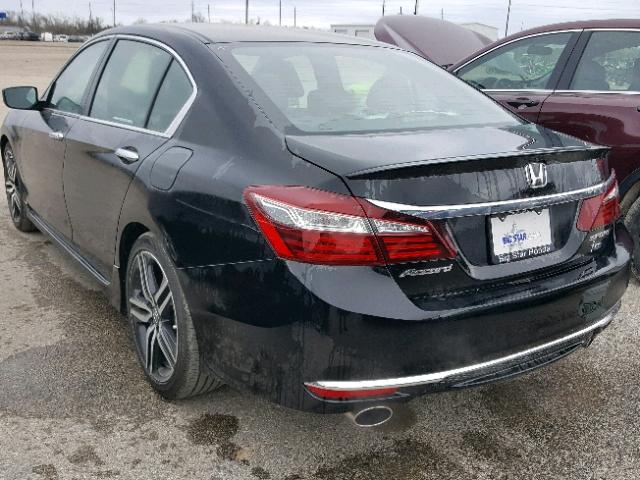 1HGCR2F50HA275974 - 2017 HONDA ACCORD SPO BLACK photo 3