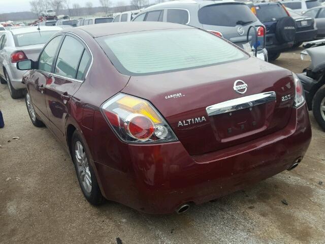 1N4AL2AP8CN506935 - 2012 NISSAN ALTIMA BAS MAROON photo 3